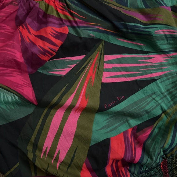 FARM Rio Midnight Leaves Mini Dress Size XS - Picture 3 of 5